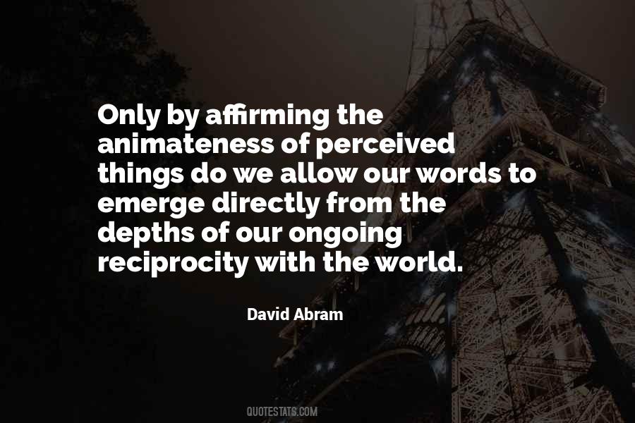 David Abram Quotes #793807