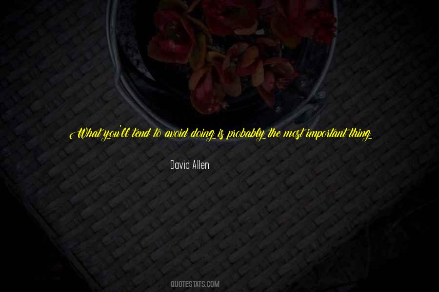 David Allen Quotes #1242014