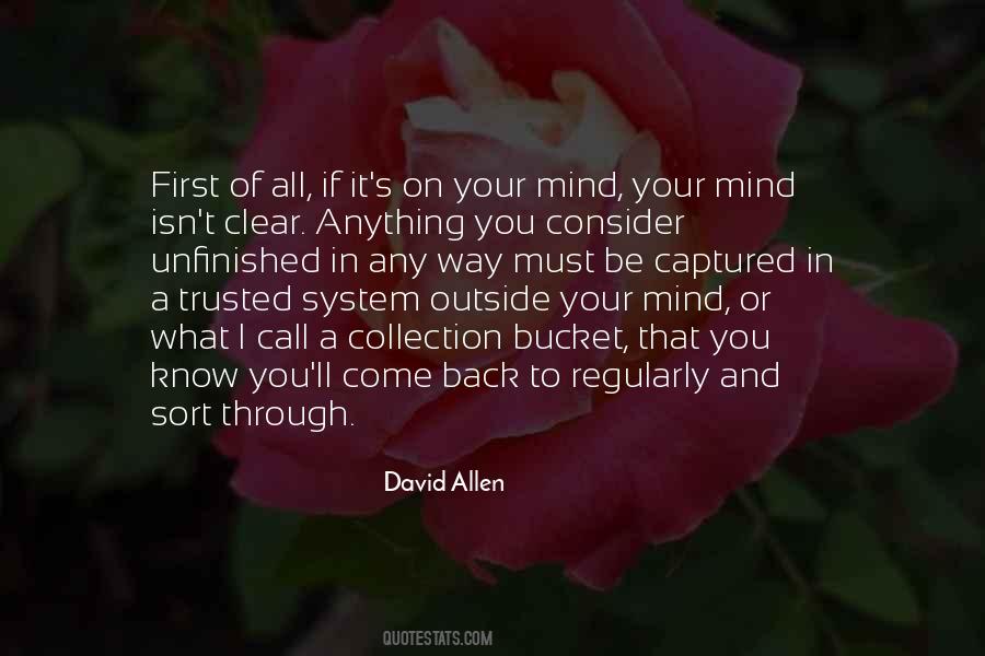 David Allen Quotes #500463