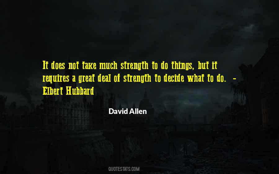 David Allen Quotes #717166