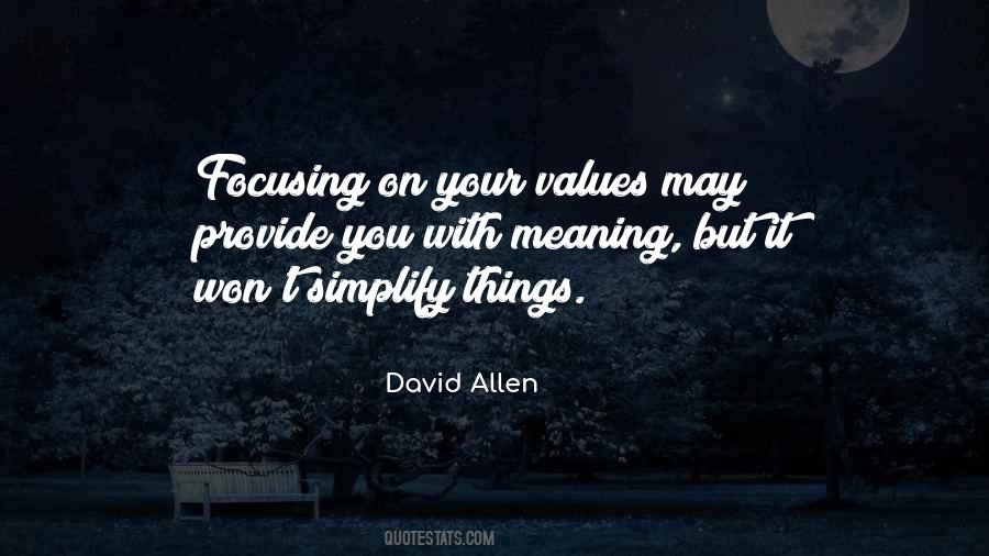 David Allen Quotes #884993