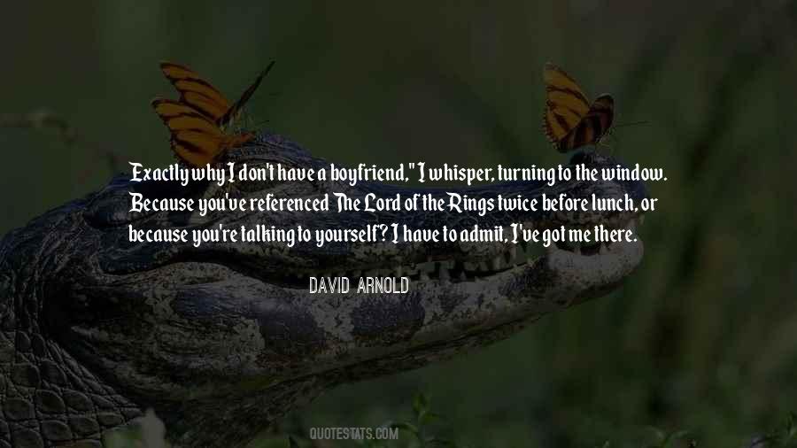 David Arnold Quotes #80369