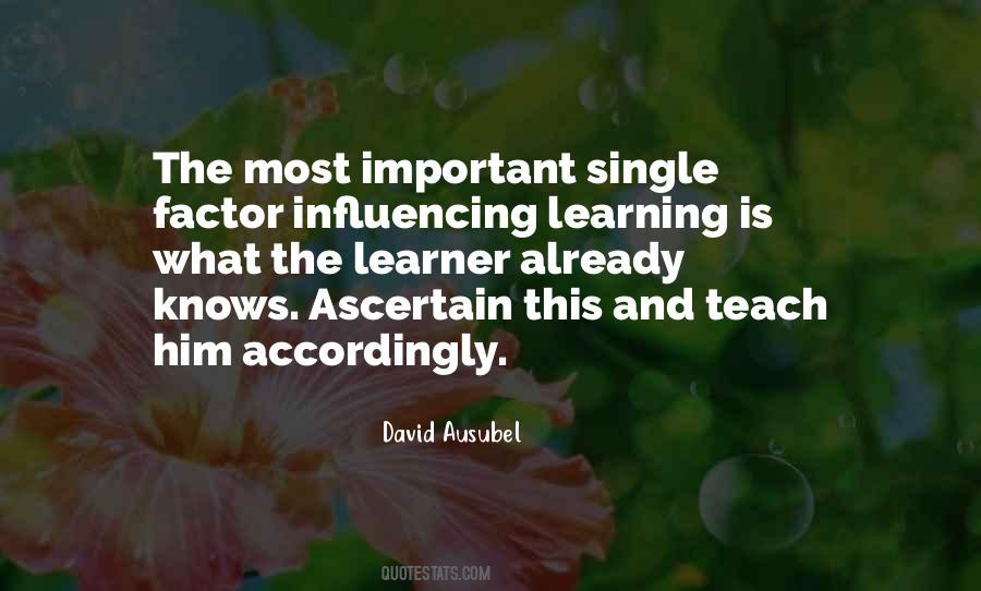 David Ausubel Quotes #1830688