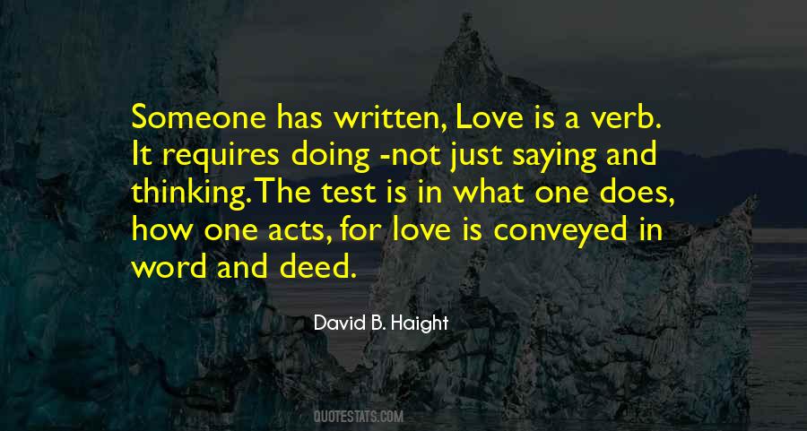 David B. Haight Quotes #716219