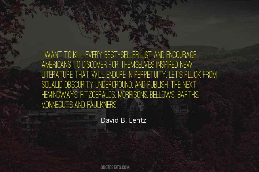 David B. Lentz Quotes #839852