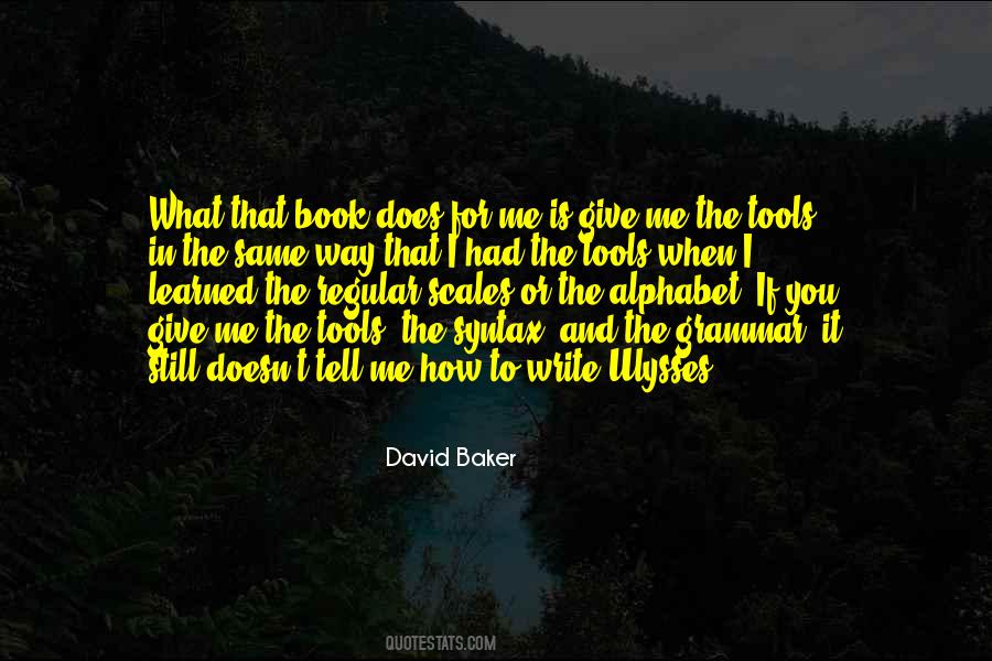 David Baker Quotes #501975