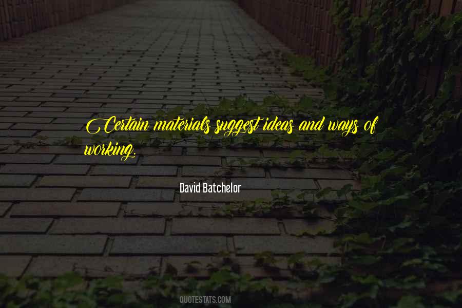 David Batchelor Quotes #34898