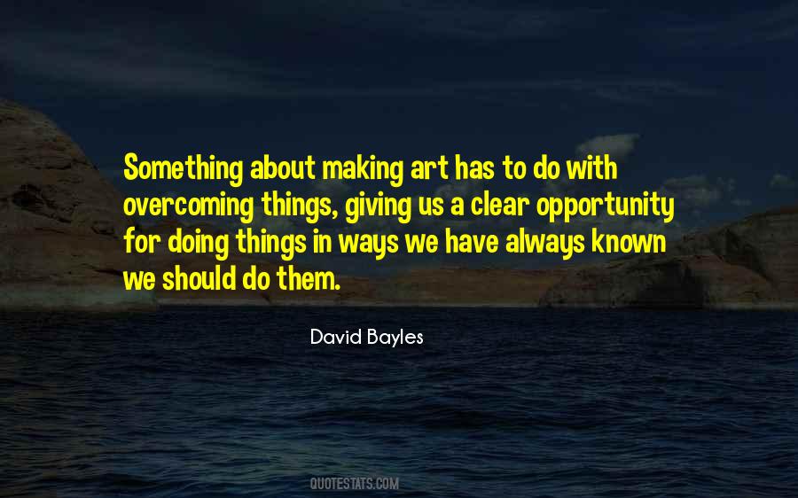 David Bayles Quotes #1577105