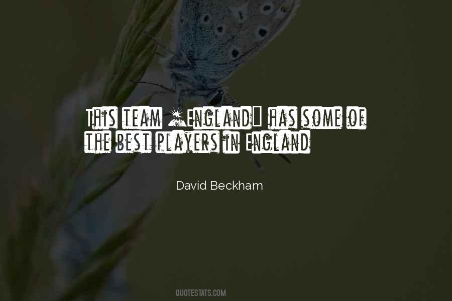 David Beckham Quotes #1451227
