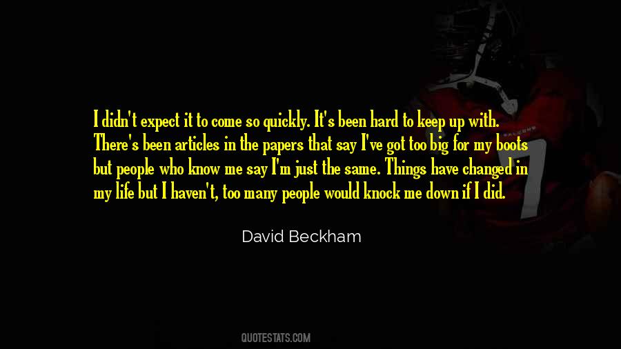 David Beckham Quotes #1780734