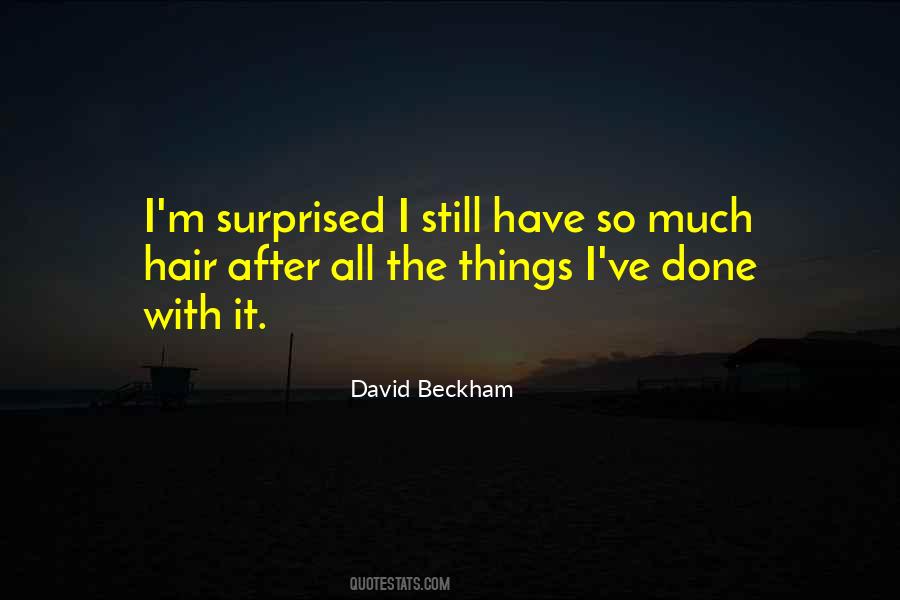 David Beckham Quotes #1806750