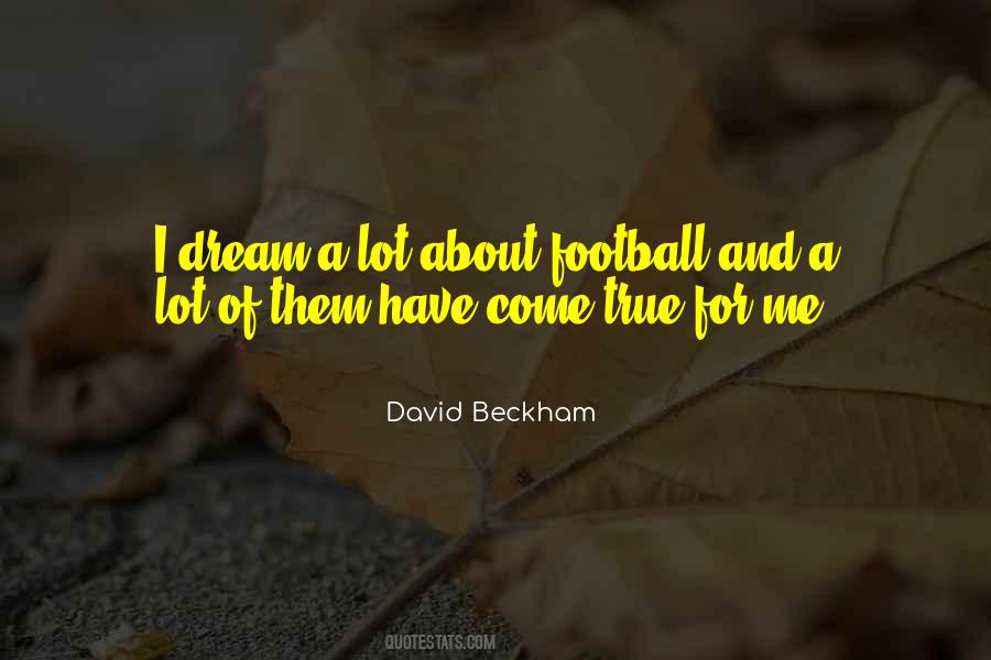David Beckham Quotes #218430