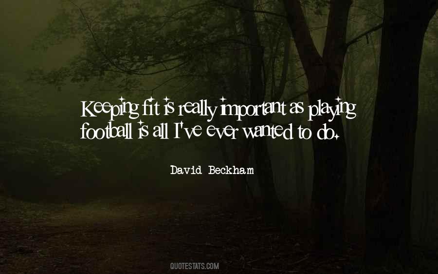 David Beckham Quotes #704721