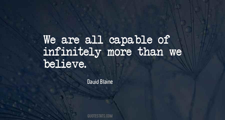 David Blaine Quotes #579994