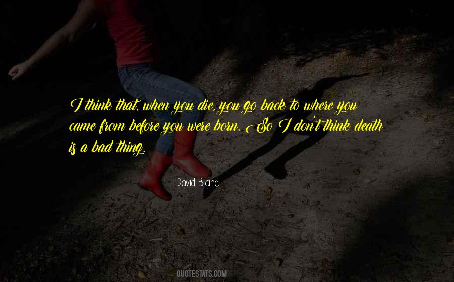 David Blaine Quotes #624201