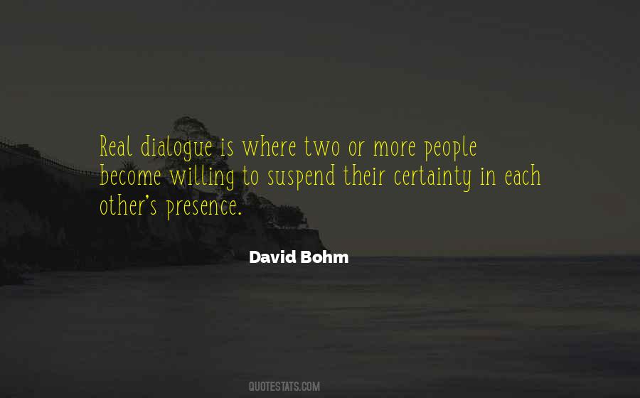 David Bohm Quotes #1485565 David Bohm Quotes #1485565
