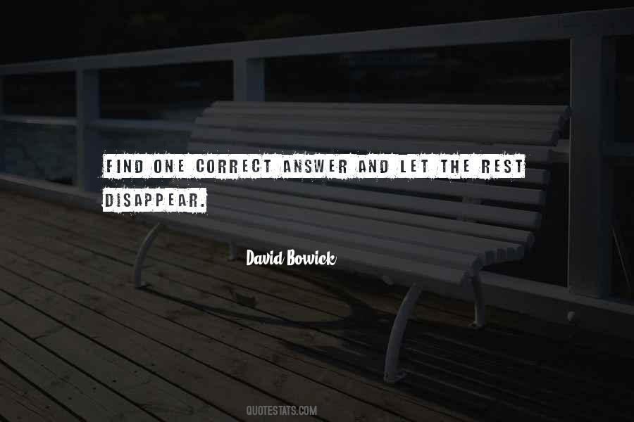 David Bowick Quotes #37658