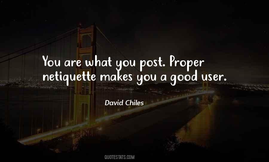 David Chiles Quotes #1727679