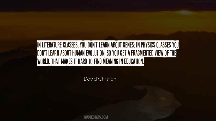 David Christian Quotes #1436862