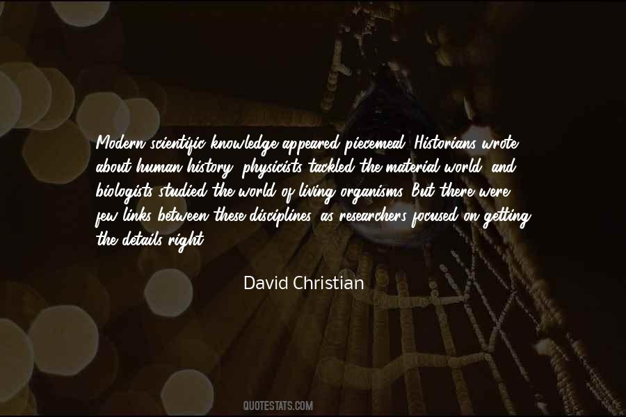 David Christian Quotes #912856