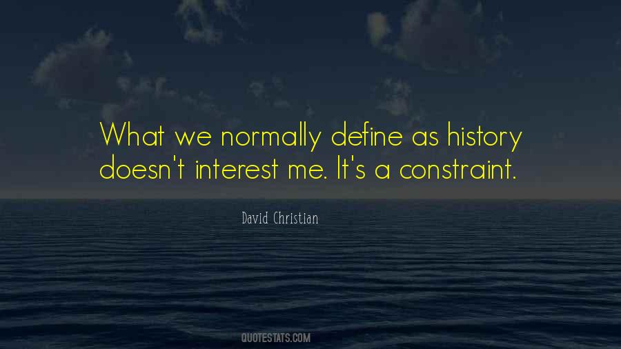 David Christian Quotes #961299