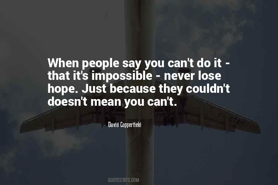 David Copperfield Quotes #1292038