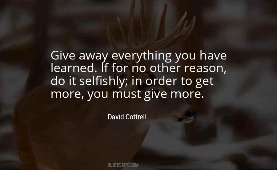 David Cottrell Quotes #1092091