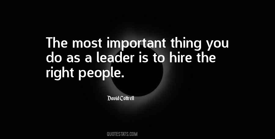 David Cottrell Quotes #1288669