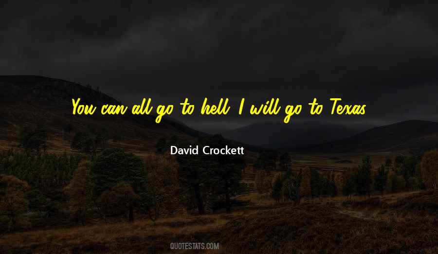 David Crockett Quotes #1367378