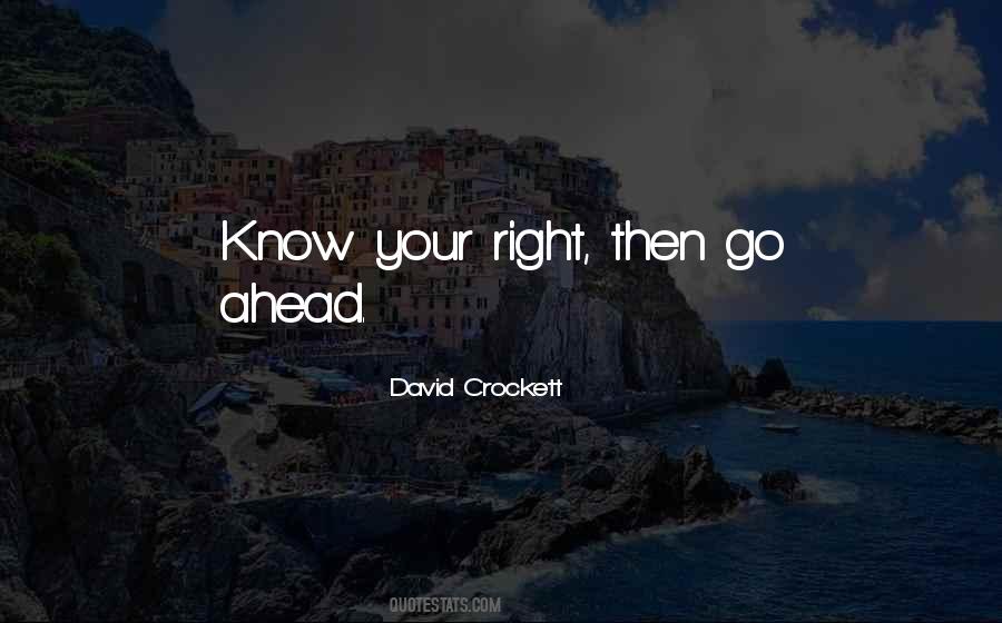 David Crockett Quotes #760903