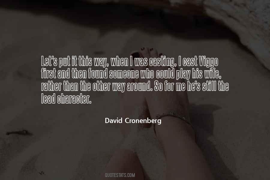 David Cronenberg Quotes #977794