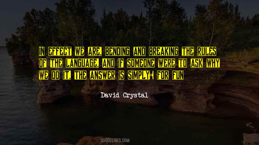 David Crystal Quotes #1633583