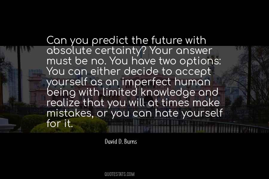 David D. Burns Quotes #1147817