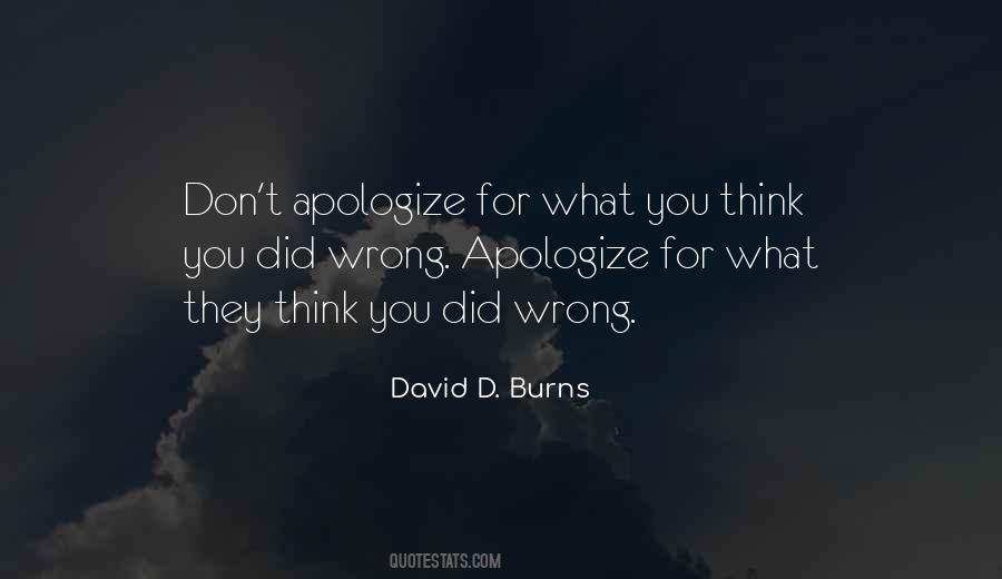 David D. Burns Quotes #1256369