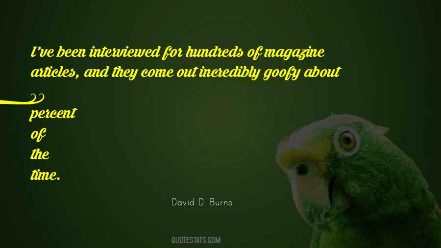 David D. Burns Quotes #1689054