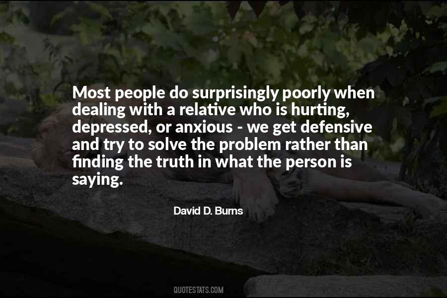 David D. Burns Quotes #574827