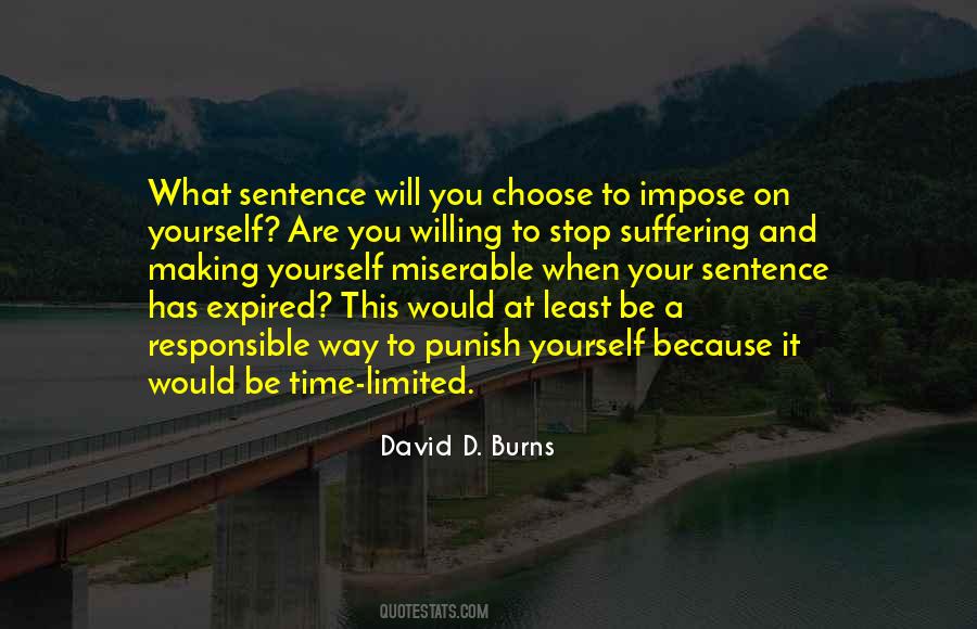 David D. Burns Quotes #576806