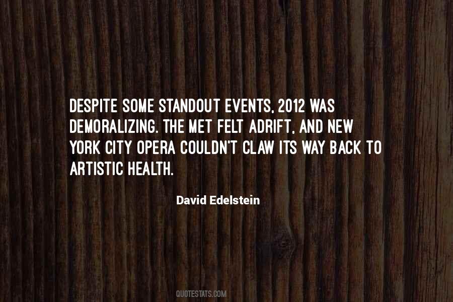 David Edelstein Quotes #1268981