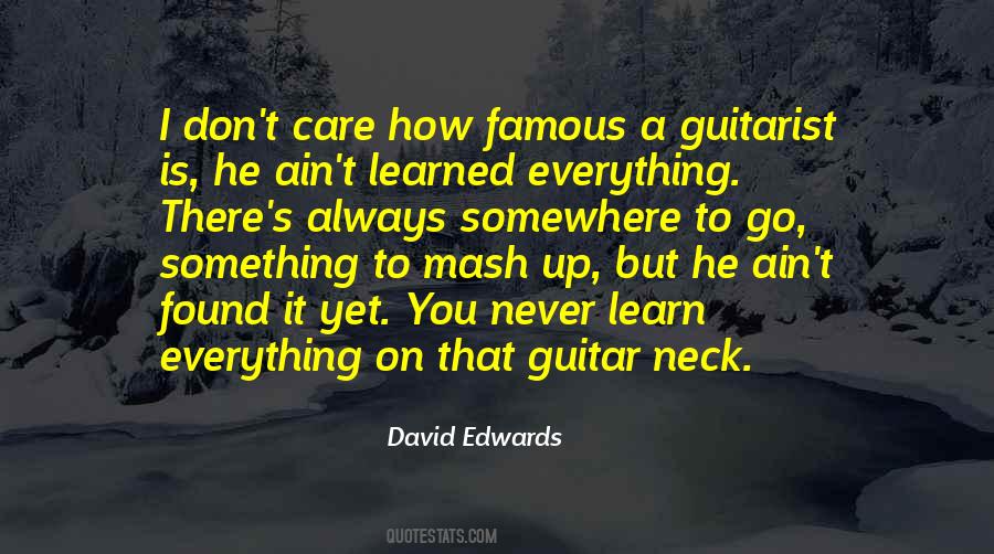 David Edwards Quotes #98966
