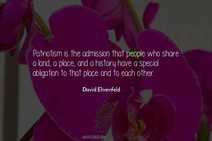 David Ehrenfeld Quotes #865672