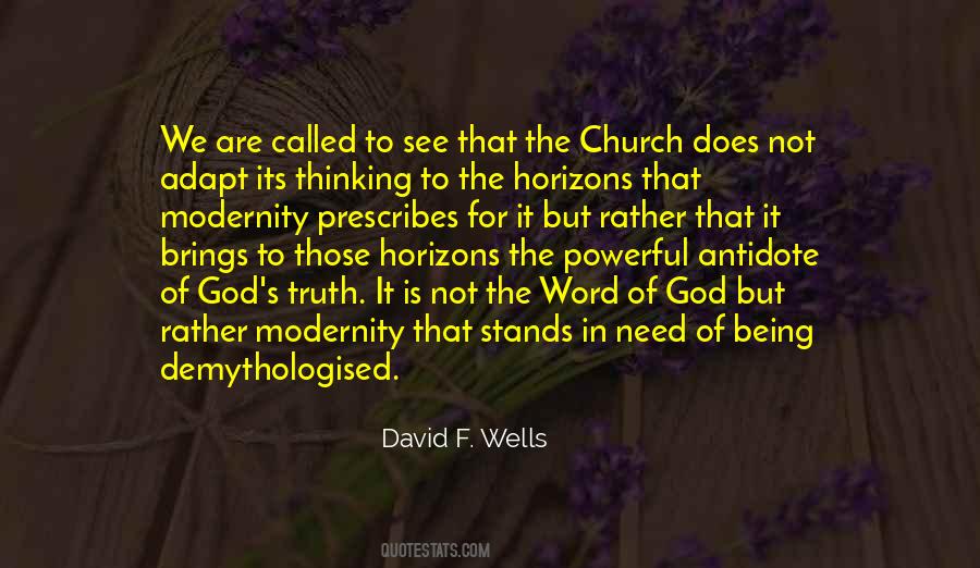 David F. Wells Quotes #1804353