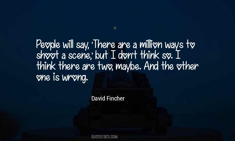 David Fincher Quotes #1467511