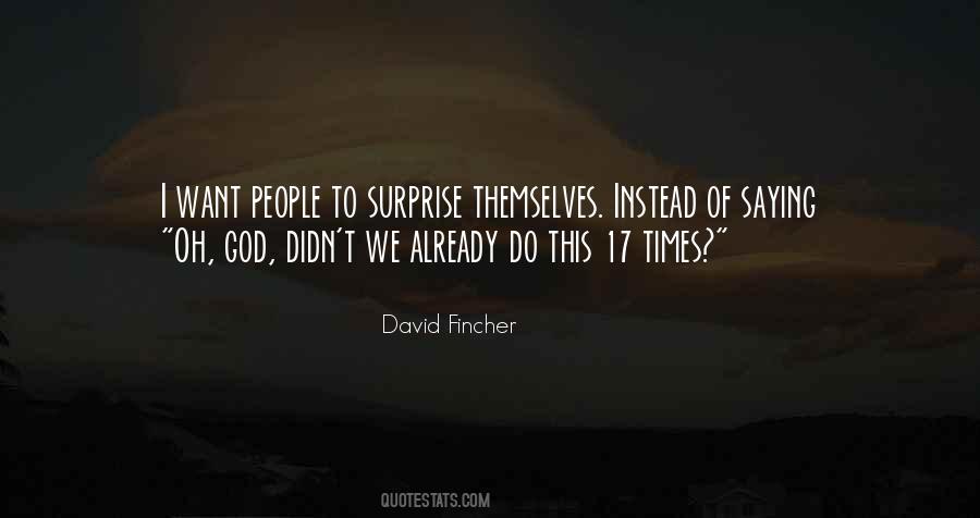 David Fincher Quotes #324039