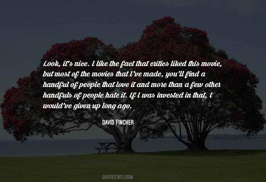 David Fincher Quotes #736087