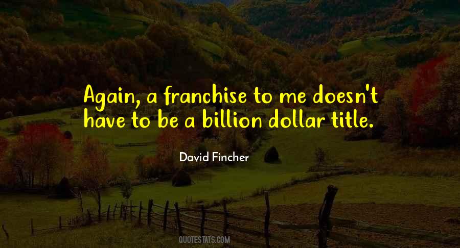 David Fincher Quotes #779702