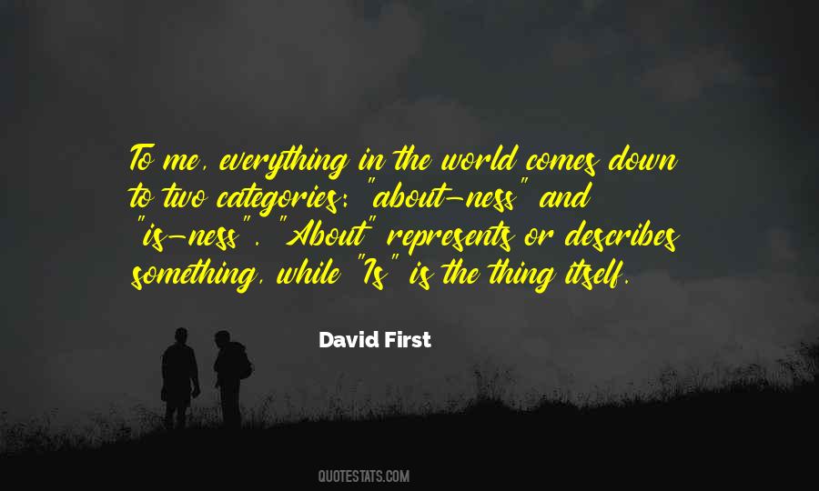 David First Quotes #1607979
