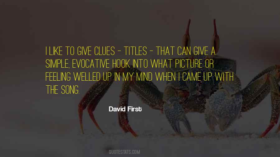 David First Quotes #675445