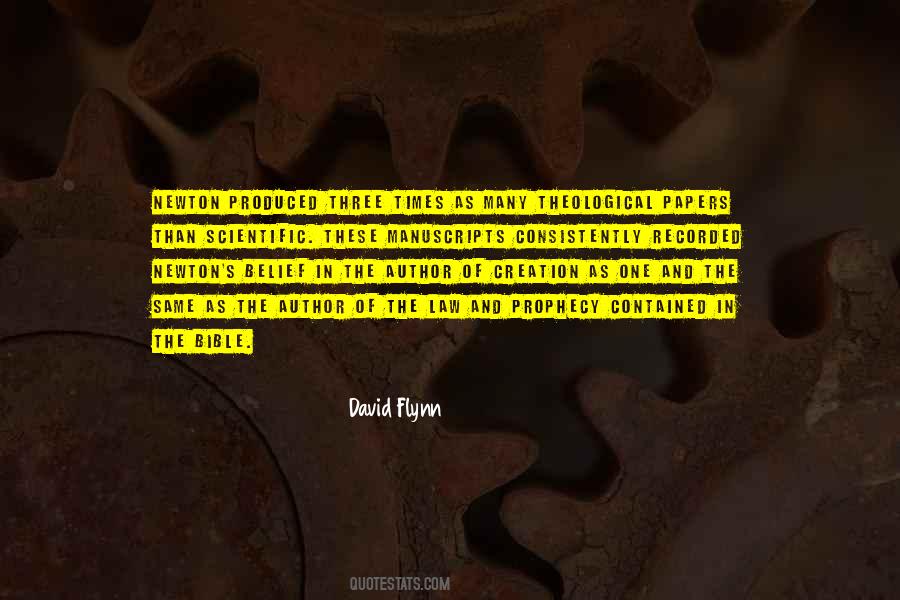 David Flynn Quotes #1674994