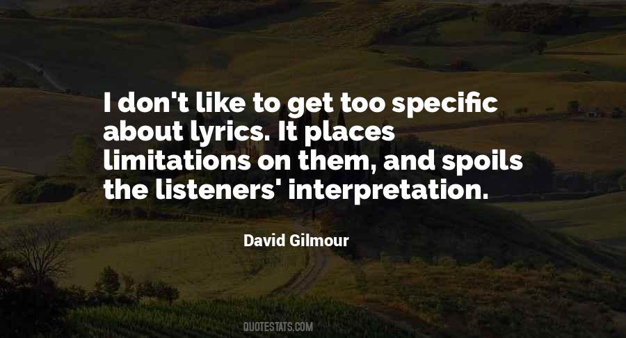 David Gilmour Quotes #1675849