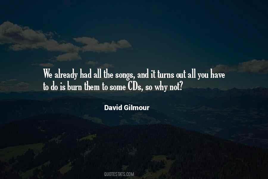 David Gilmour Quotes #746191